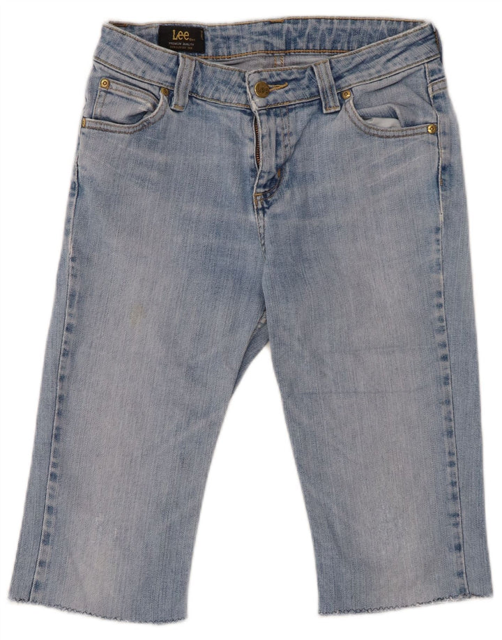 Damskie spodenki jeansowe Lee Desoto Bermudy W29 Średnioniebieskie bawełniane