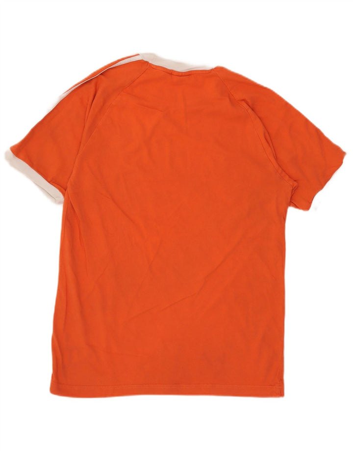 Adidas Męski T-shirt Top Średni Pomarańczowy