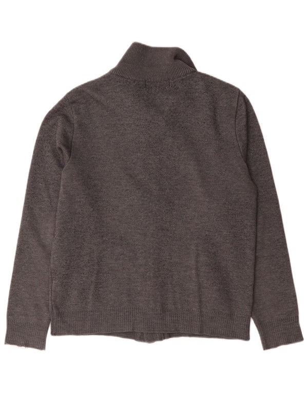 Męski sweter Zara, duży, szary, wełniany