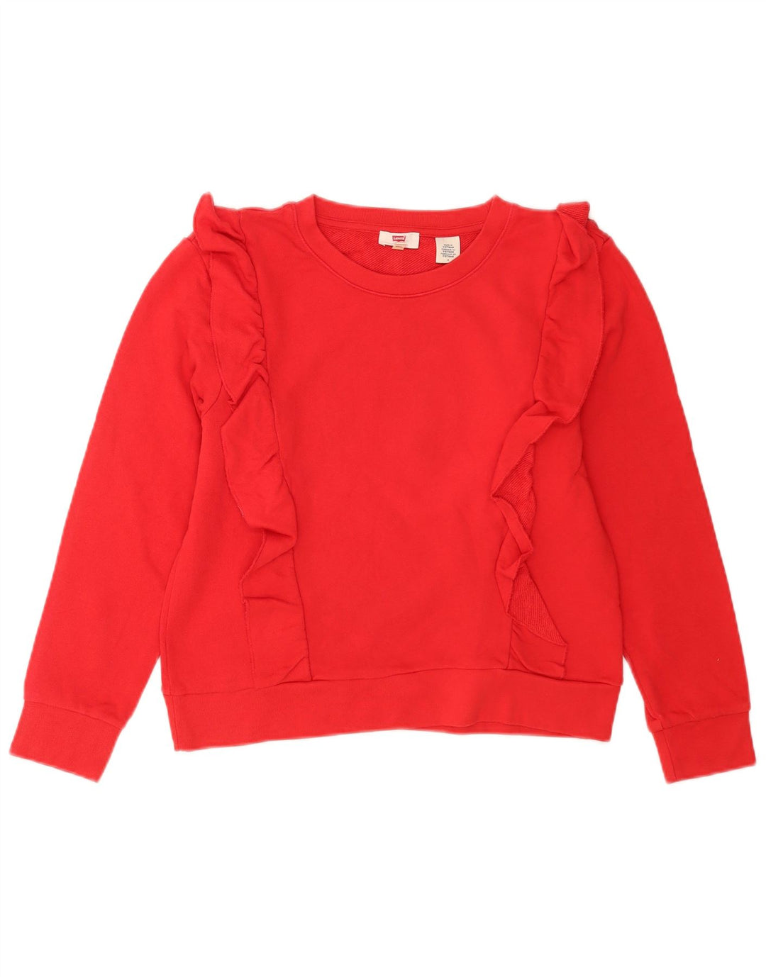 Sweter damski Levi's UK 14, średni czerwony, bawełniany