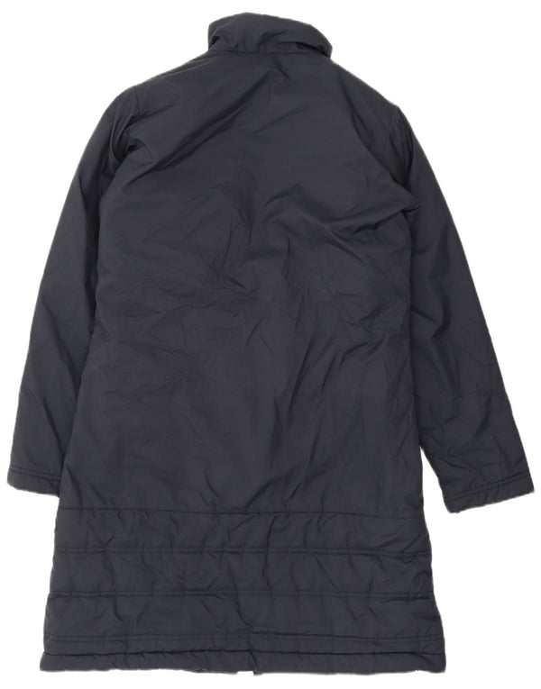 Damski płaszcz Adidas Padded Overcoat UK 12, średni granatowy poliester