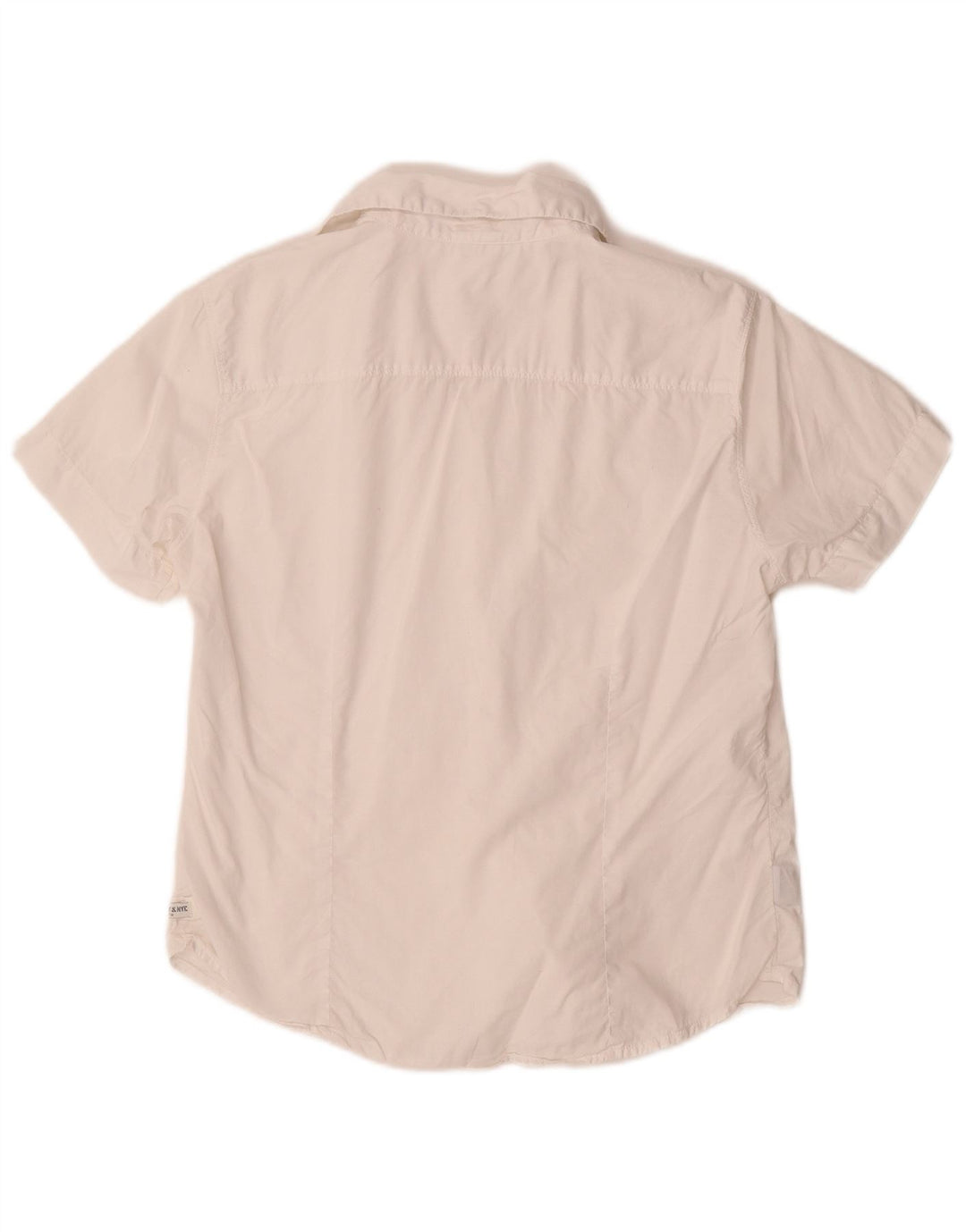 Koszula damska z krótkim rękawem MURPHY & NYE UK 14, duża, biała, bawełniana