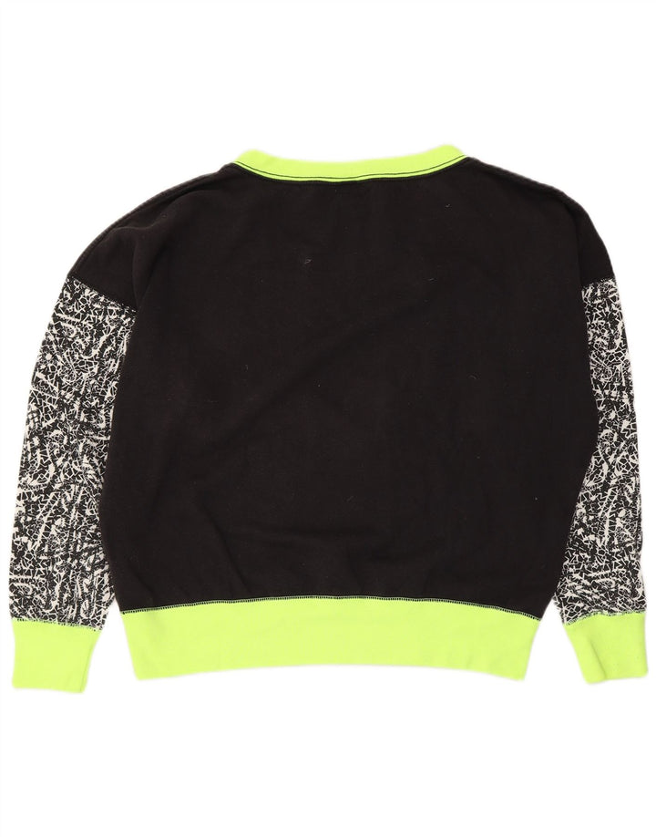 Damski sweter oversize Nike UK 16, duży czarny blok kolorów