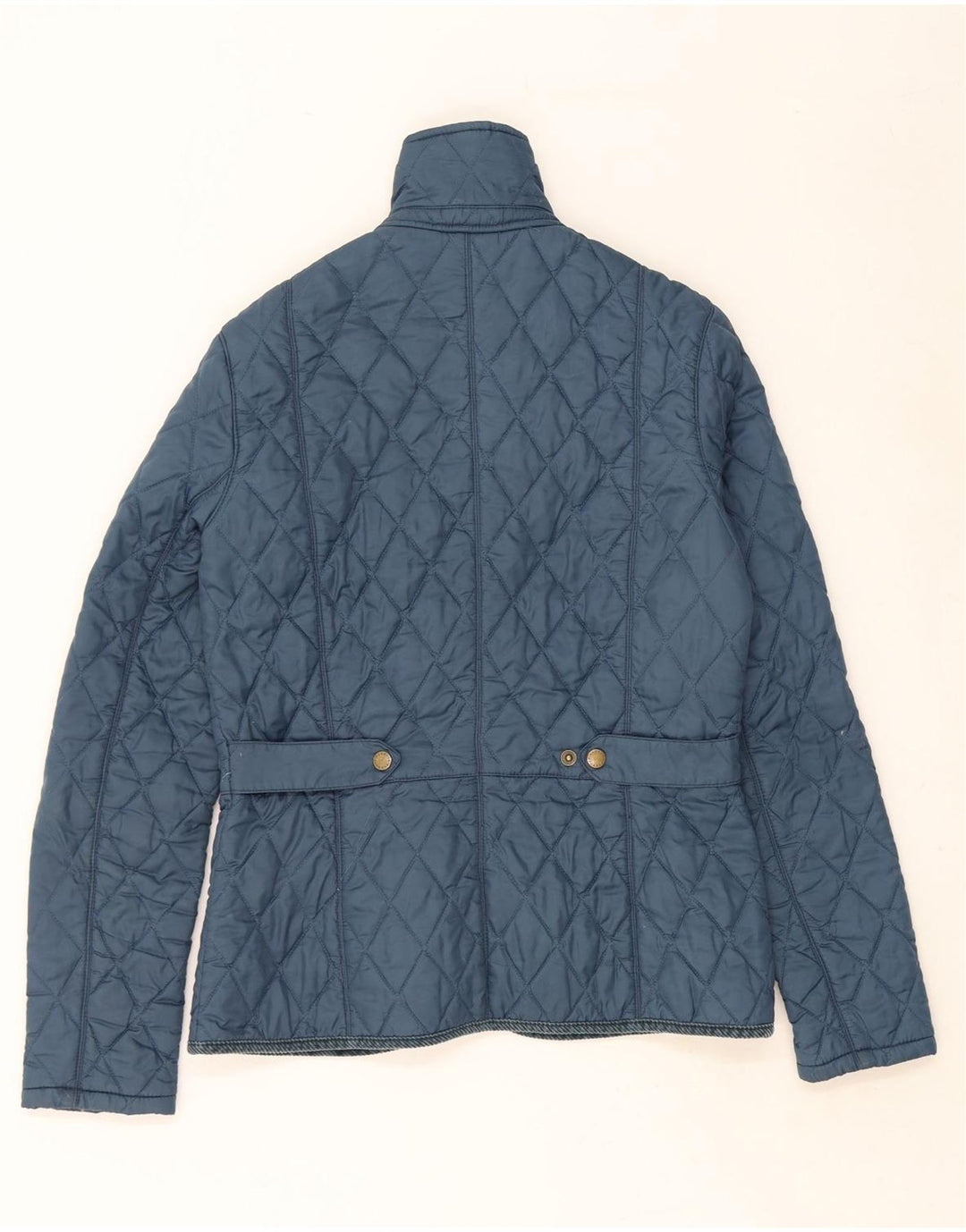 BARBOUR Womens Quilted Jacket UK 10 Small Blue Vintage Barbour and Second-Hand Barbour from Messina Hembry 
