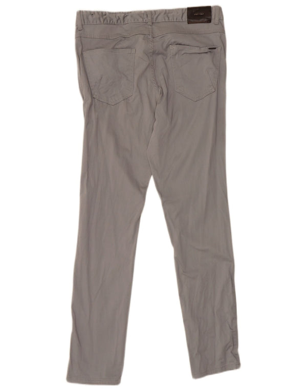 Męskie spodnie typu slim casual Zara EU 44 Large W34 L31 Szara bawełna