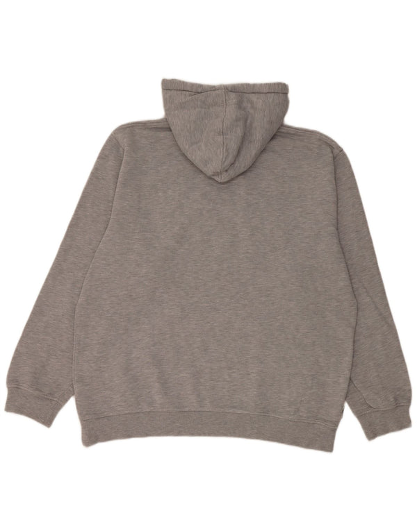 Męska bluza z kapturem Billabong z grafiką, duża, szara, nakrapiana bawełna