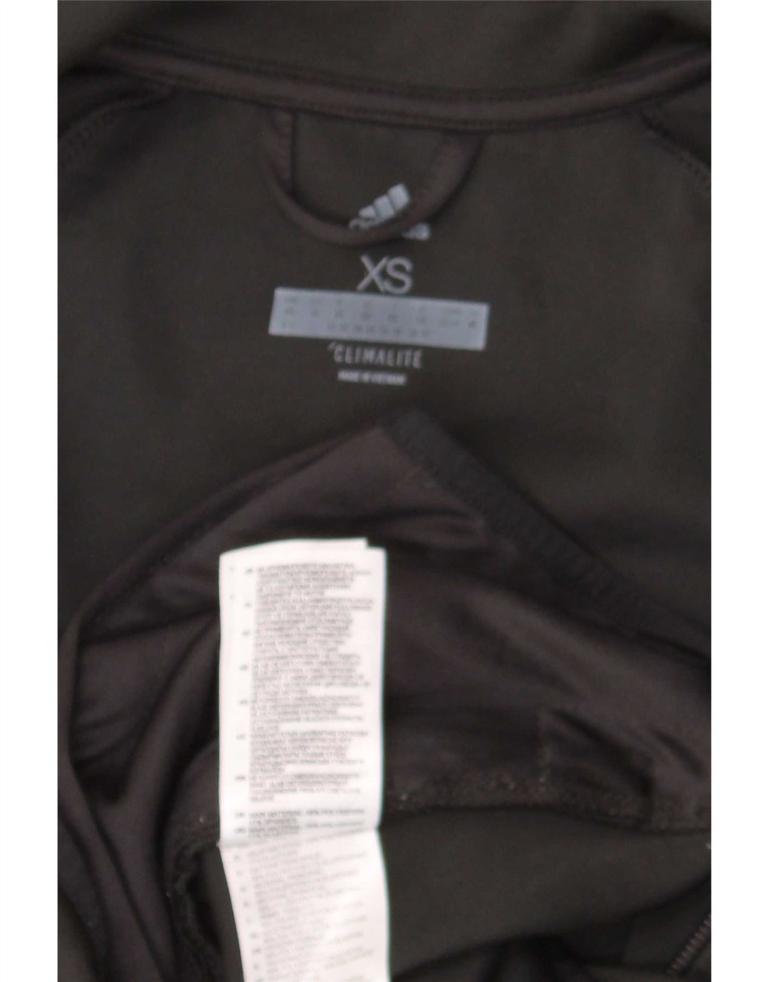 Damska bluza dresowa Adidas Climalite Top Jacket UK 4/6 XS Czarny poliester