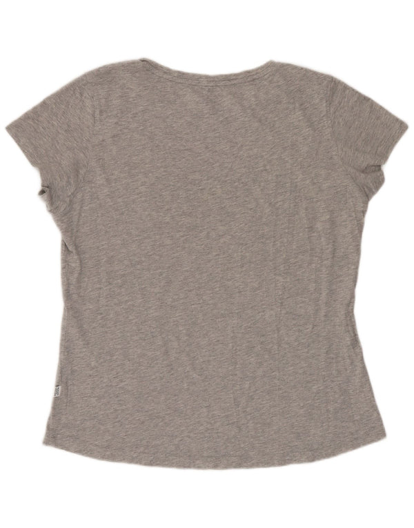 Damska koszulka z grafiką Puma Top UK 12 Medium Grey