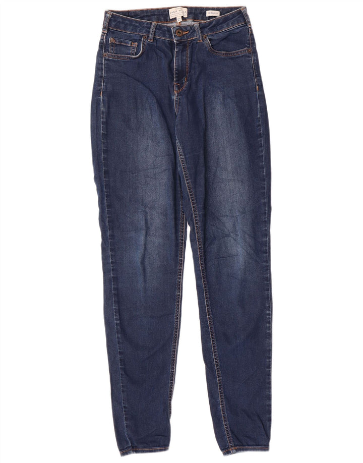 Damskie jeansy skinny JACK WILLS W28 L30 Granatowe, bawełniane