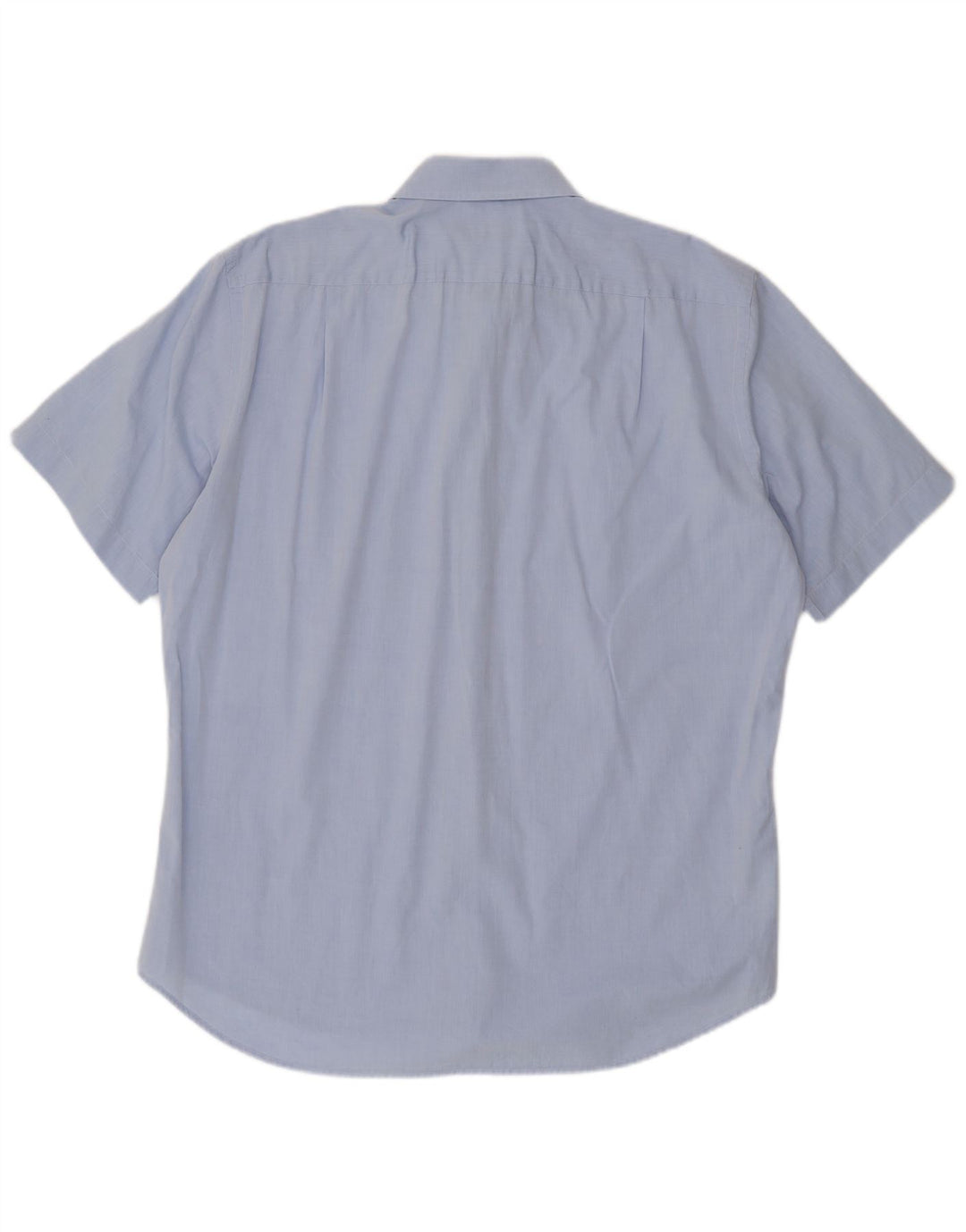 Męska koszula z krótkim rękawem HUGO BOSS, rozmiar 16 1/2 42, duża niebieska bawełna