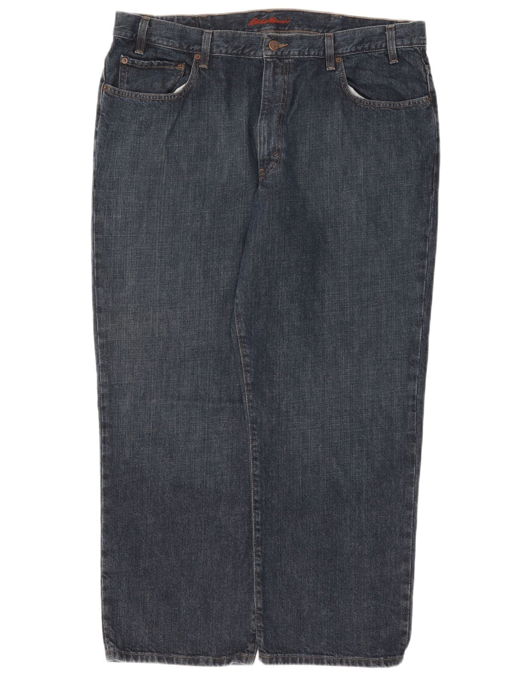 Męskie proste dżinsy Eddie Bauer W40 L30 Niebieskie bawełniane