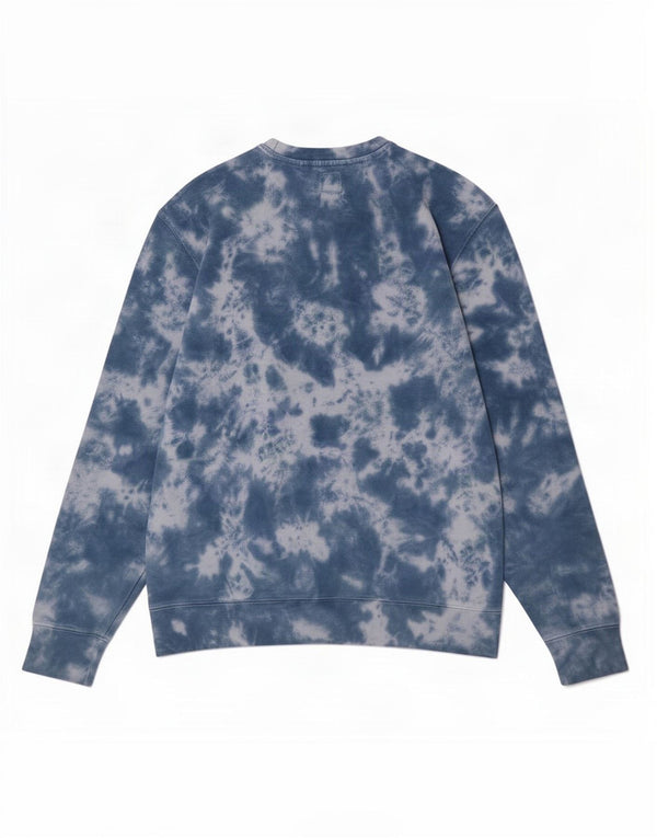 Levi's Mens Standard Fit Sweatshirt Jumper Medium Blue Tie Dye Cotton