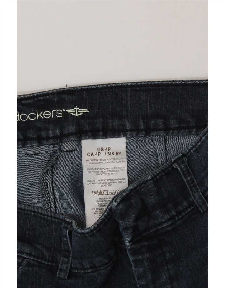 DOCKERS Womens Capri Jeans US 4 Small W28 L18 Navy Blue Cotton Vintage Dockers and Second-Hand Dockers from Messina Hembry 
