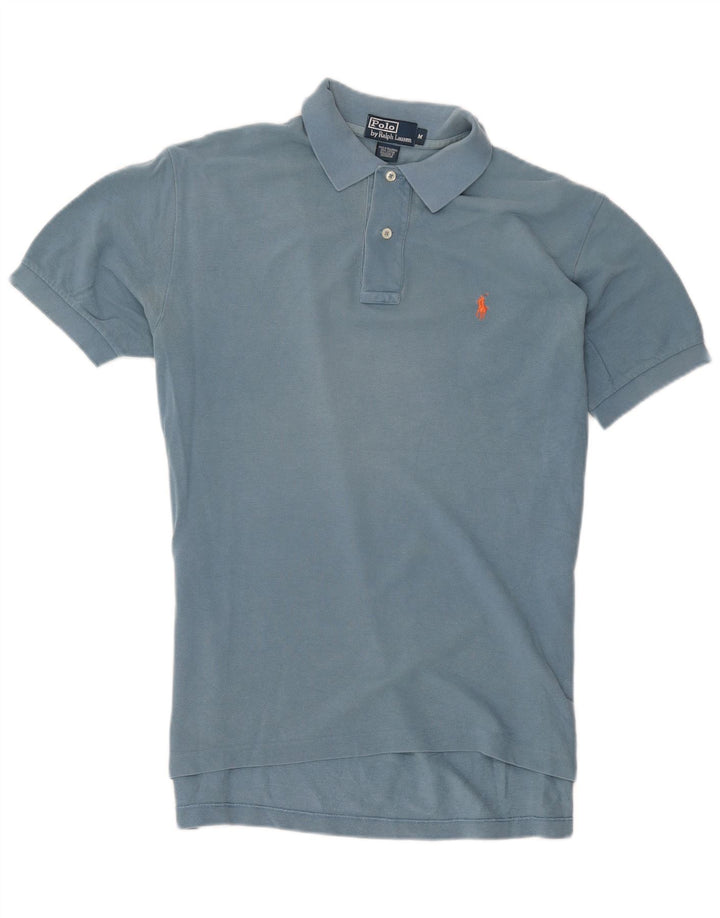 Męska koszulka polo Polo Ralph Lauren, średnia niebieska, bawełniana