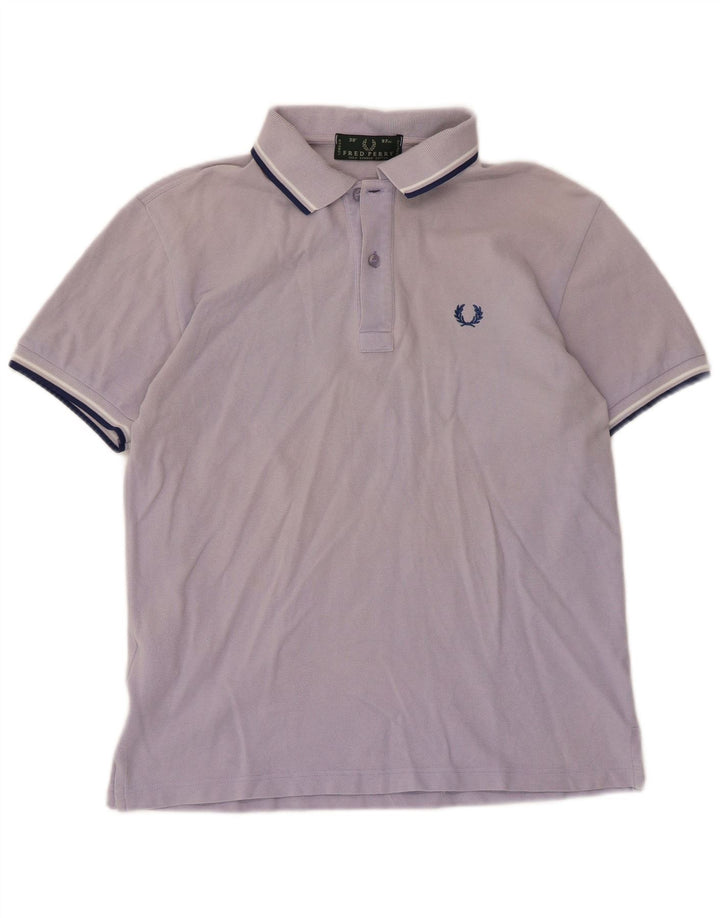 Męska koszulka polo Fred Perry, mała, fioletowa, bawełniana