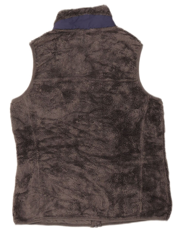 Damska kamizelka polarowa L.L.BEAN UK 14, średni szary poliester