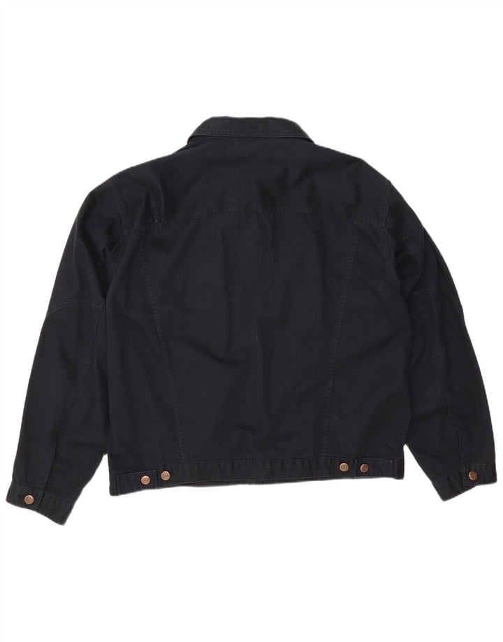 Męska kurtka dżinsowa Marlboro Classics UK 44 2XL Granatowa, bawełniana