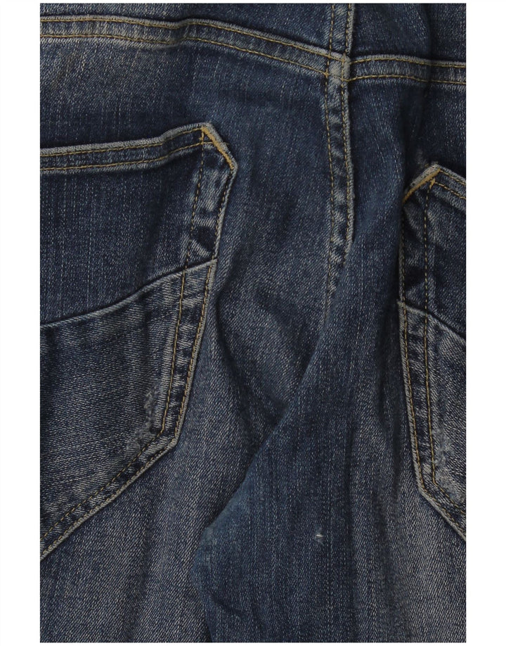 Damskie jeansy Capri Meltin' Pot W38 L22 Niebieska bawełna