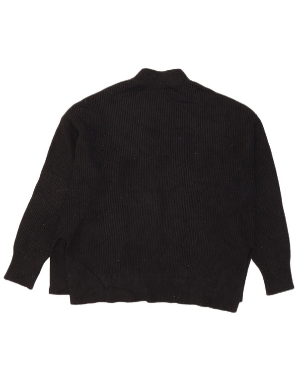 Damski sweter oversize Zara UK 14, średni czarny
