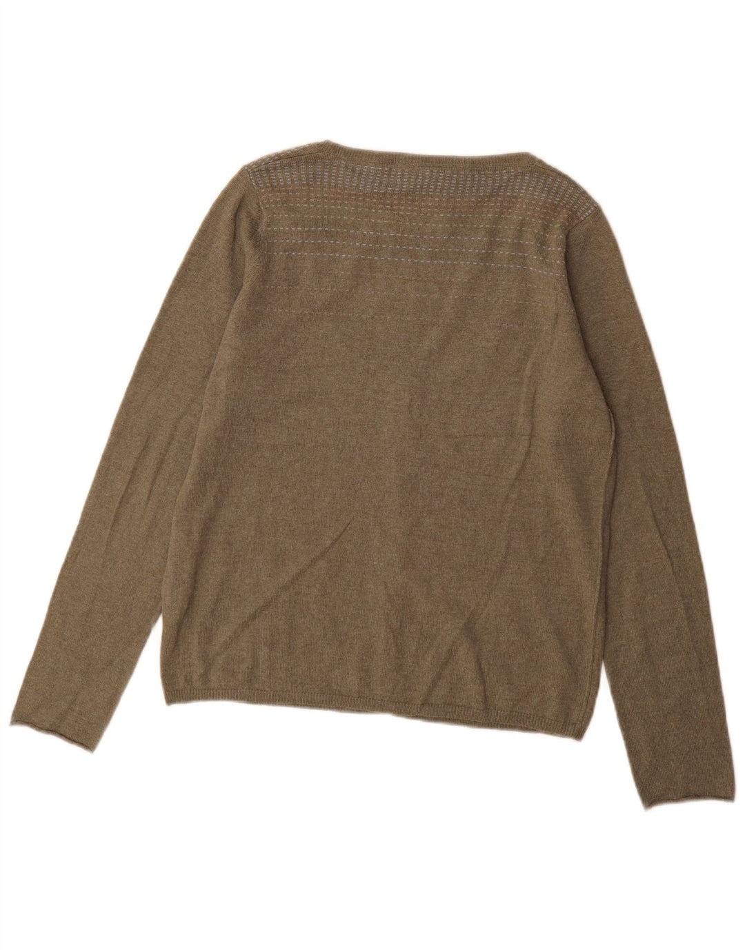 Damski sweter rozpinany White Stuff UK 16, duży, bawełniany khaki