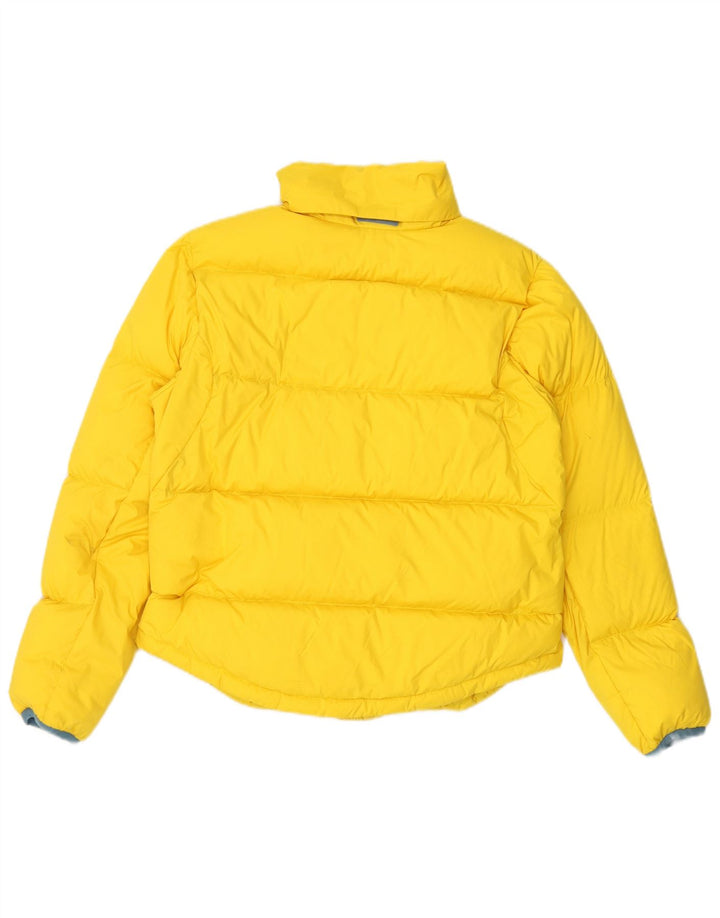 FILA Womens Padded Jacket UK 14 Medium Yellow Nylon