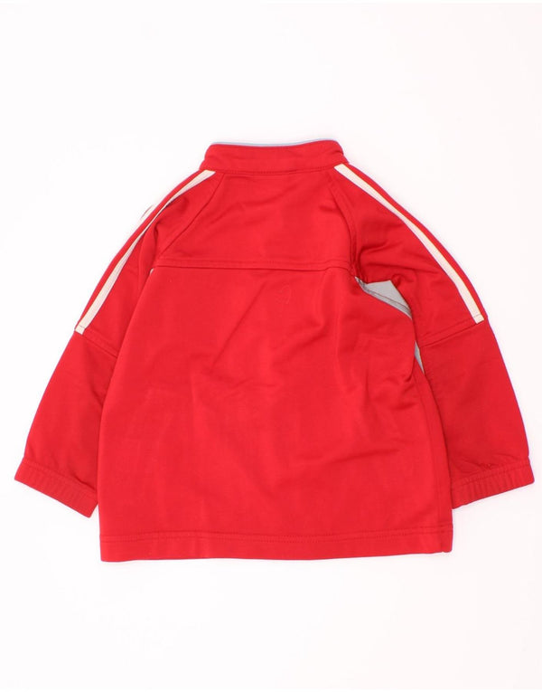 Kurtka Adidas Baby Boys Dres Top 12-18 miesięcy Czerwony Poliester