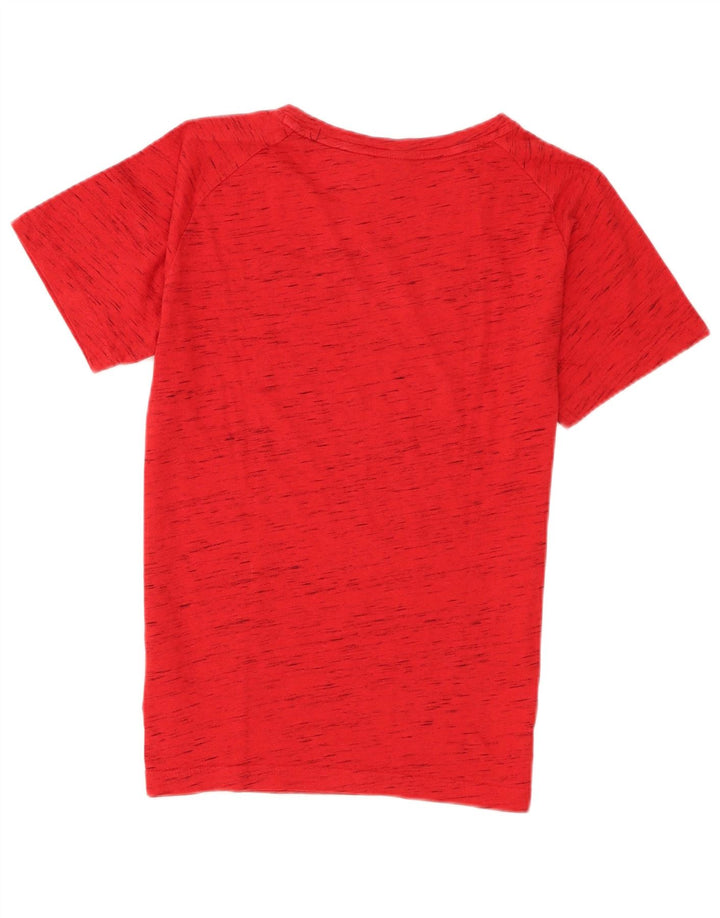 Męska koszulka Puma Top, mała, czerwona, bawełniana w plamki