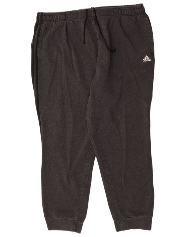 Męskie spodnie dresowe Adidas Joggers 2XL Szara bawełna