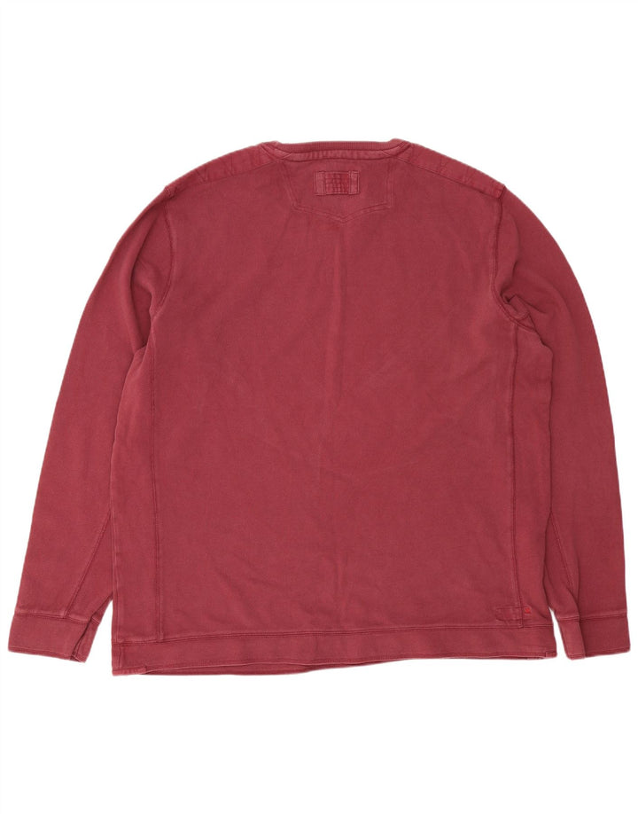 Bluza męska Fat Face, 2XL, bordowa, bawełniana