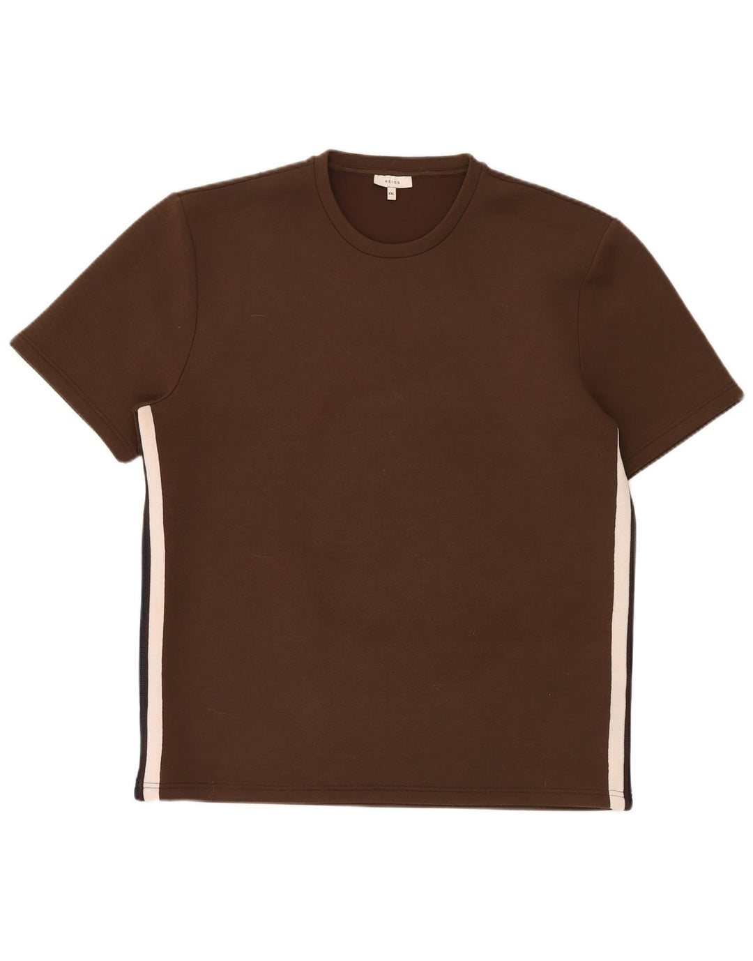 Koszulka męska Reiss Top 2XL, brązowy poliester