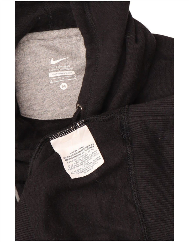 Damski sweter z kapturem NIKE, UK 14, średni czarny, bawełniany