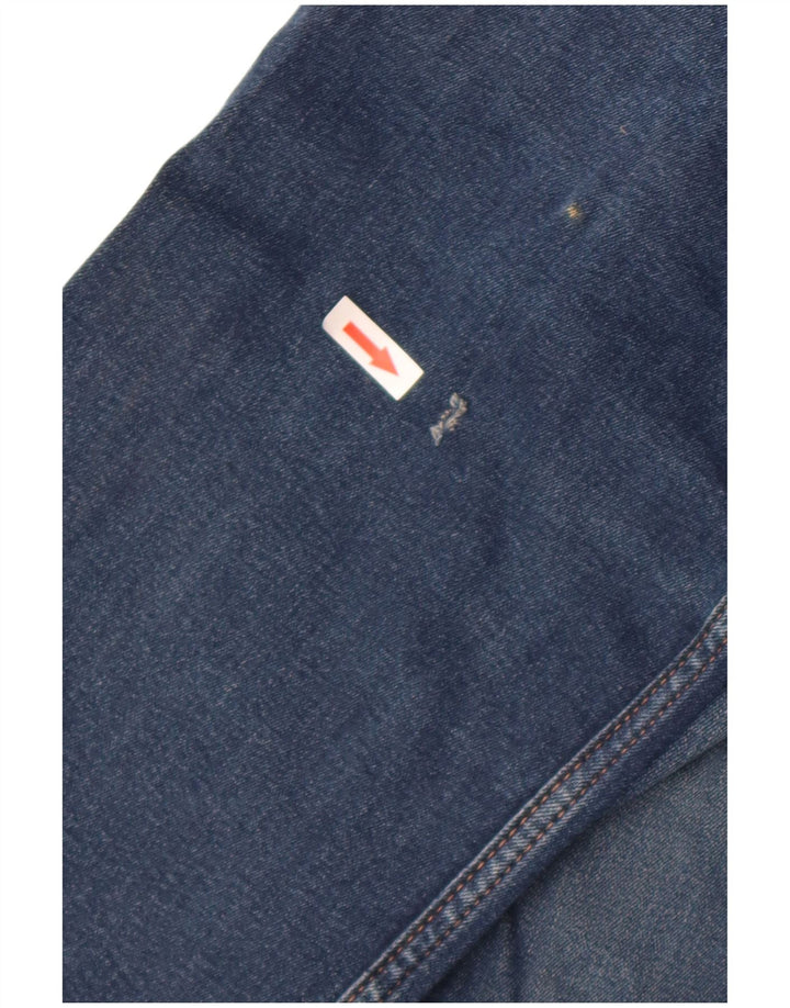 Męskie jeansy slim fit Penguin W34 L32 Niebieskie bawełniane