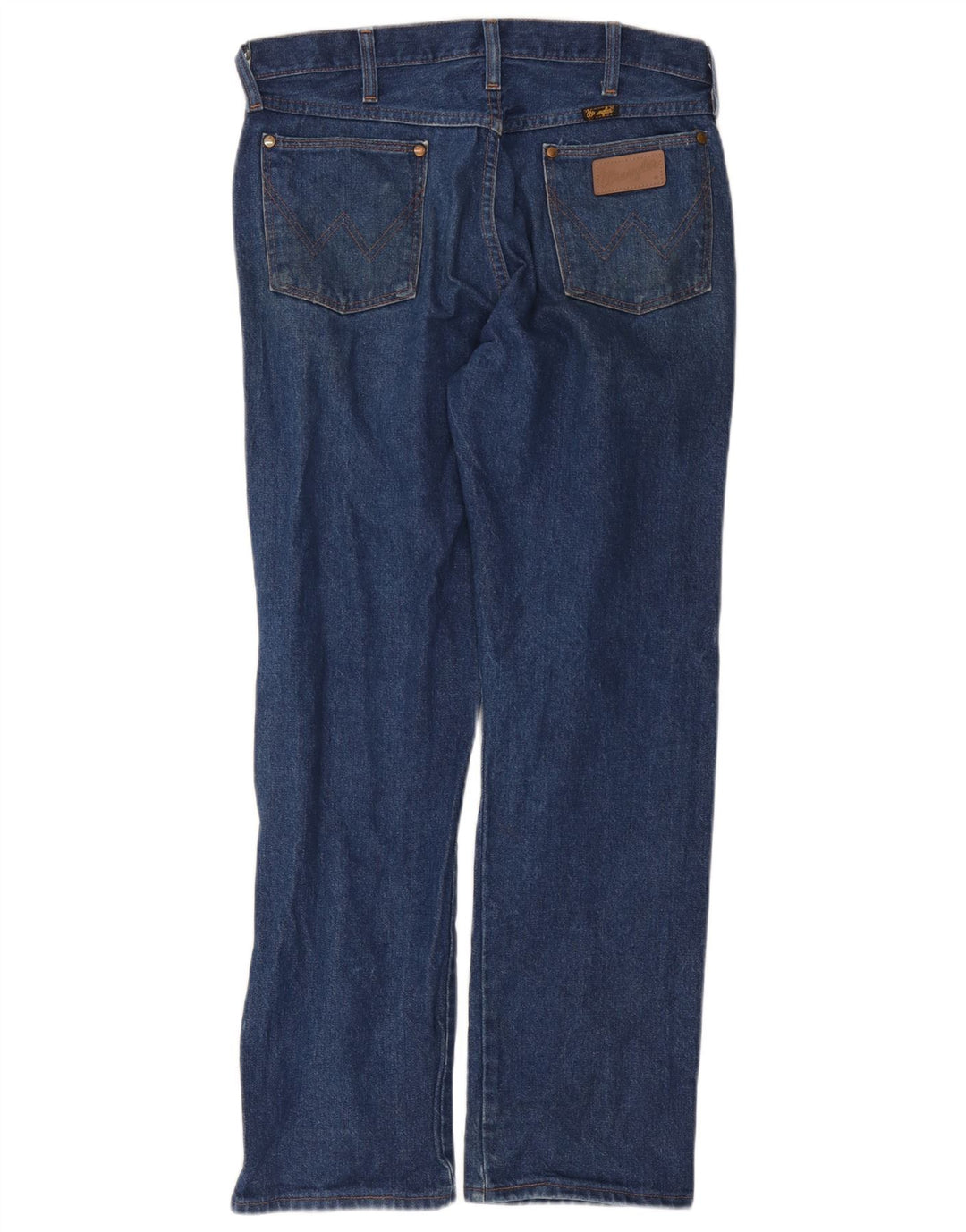 Męskie proste dżinsy Wrangler W32 L30 niebieskie
