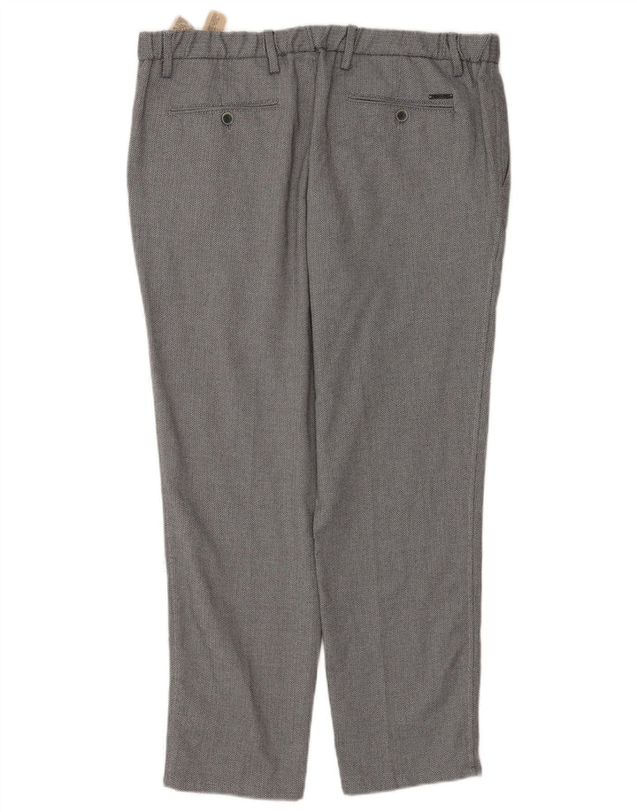 Spodnie Chino Massimo Dutti Męskie EU 48 XL W38 L29 Szare w jodełkę