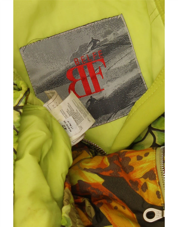 Damska kurtka wiatrówka BELFE & BELFE IT 42 w kolorze średnio zielonym w kwiaty