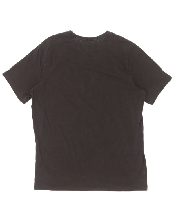 Męski T-shirt z grafiką Nike, duży, czarny, bawełniany