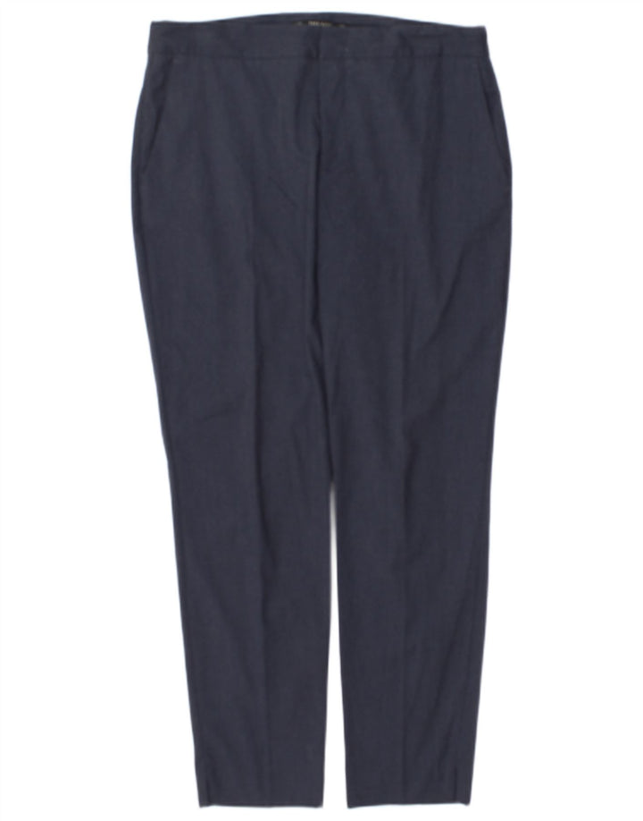 Damskie spodnie garniturowe Zara EU 38 Small W28 L28 Granatowy poliester