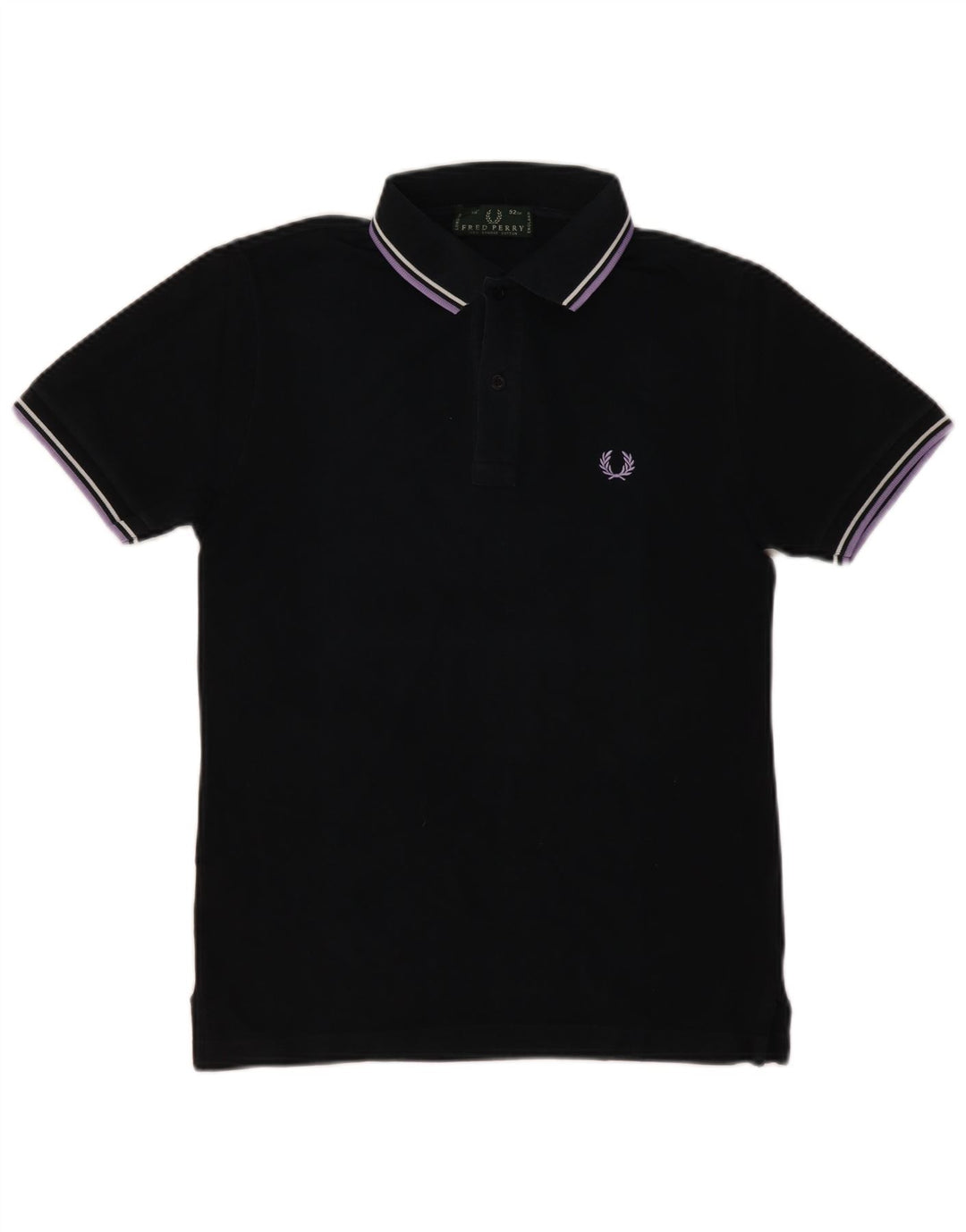 Męska koszulka polo FRED PERRY, mała, czarna, bawełniana