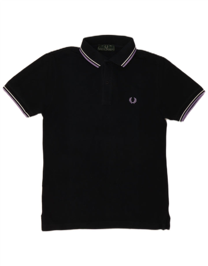 Męska koszulka polo FRED PERRY, mała, czarna, bawełniana