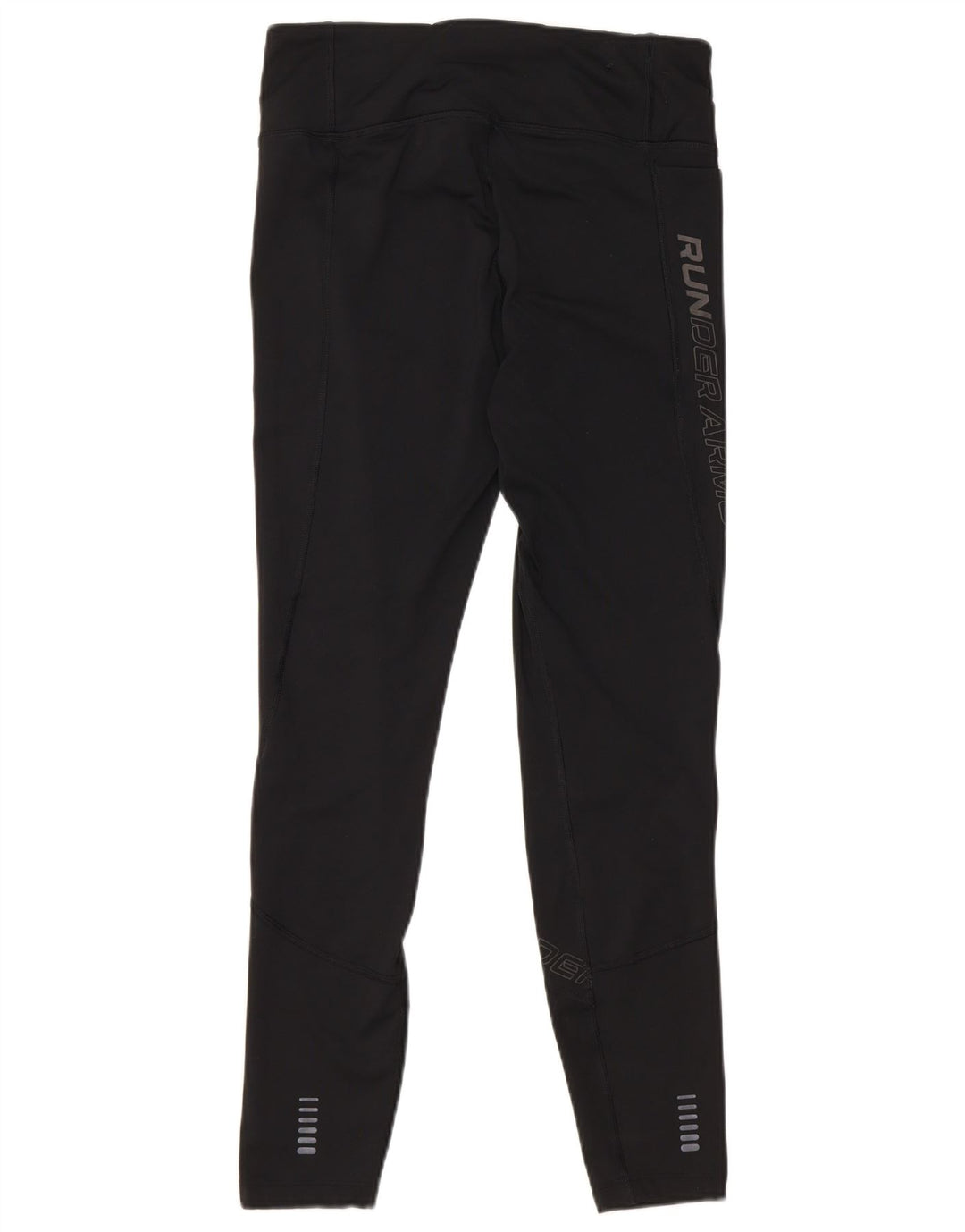 Damskie legginsy Under Armour Cold Gear Graphic Capri UK 12, średnie czarne