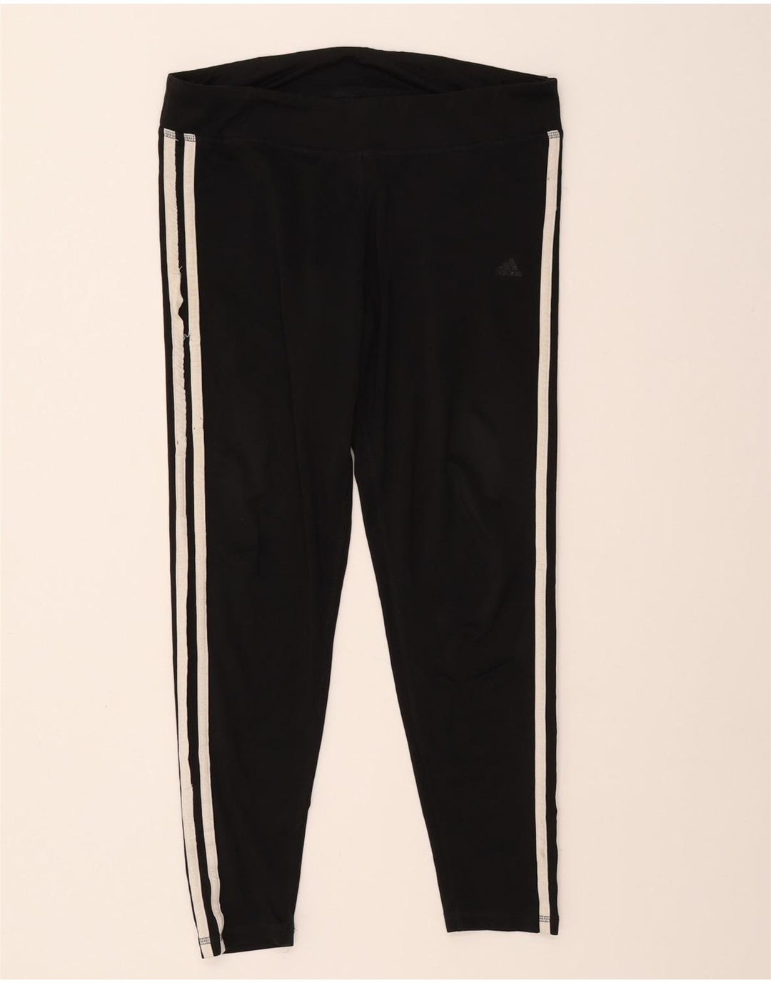 ADIDAS Womens Leggings UK 16 Large  Black Vintage Adidas and Second-Hand Adidas from Messina Hembry 