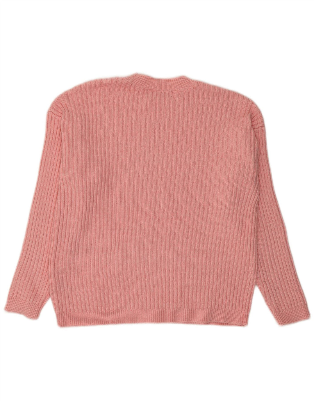 Marks & Spencer Damski sweter z okrągłym dekoltem, UK 14, średni różowy poliester