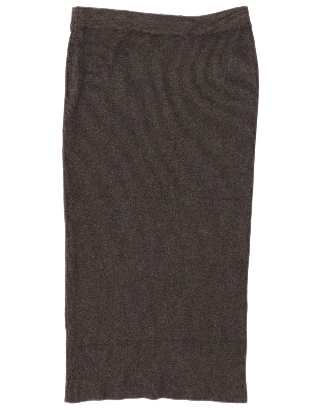 Damska dzianinowa prosta spódnica Zara Medium W28 Szara wiskoza