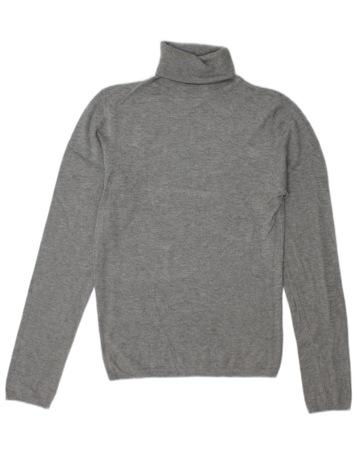 Damski sweter z golfem Zara UK 10 Small Grey Rayon