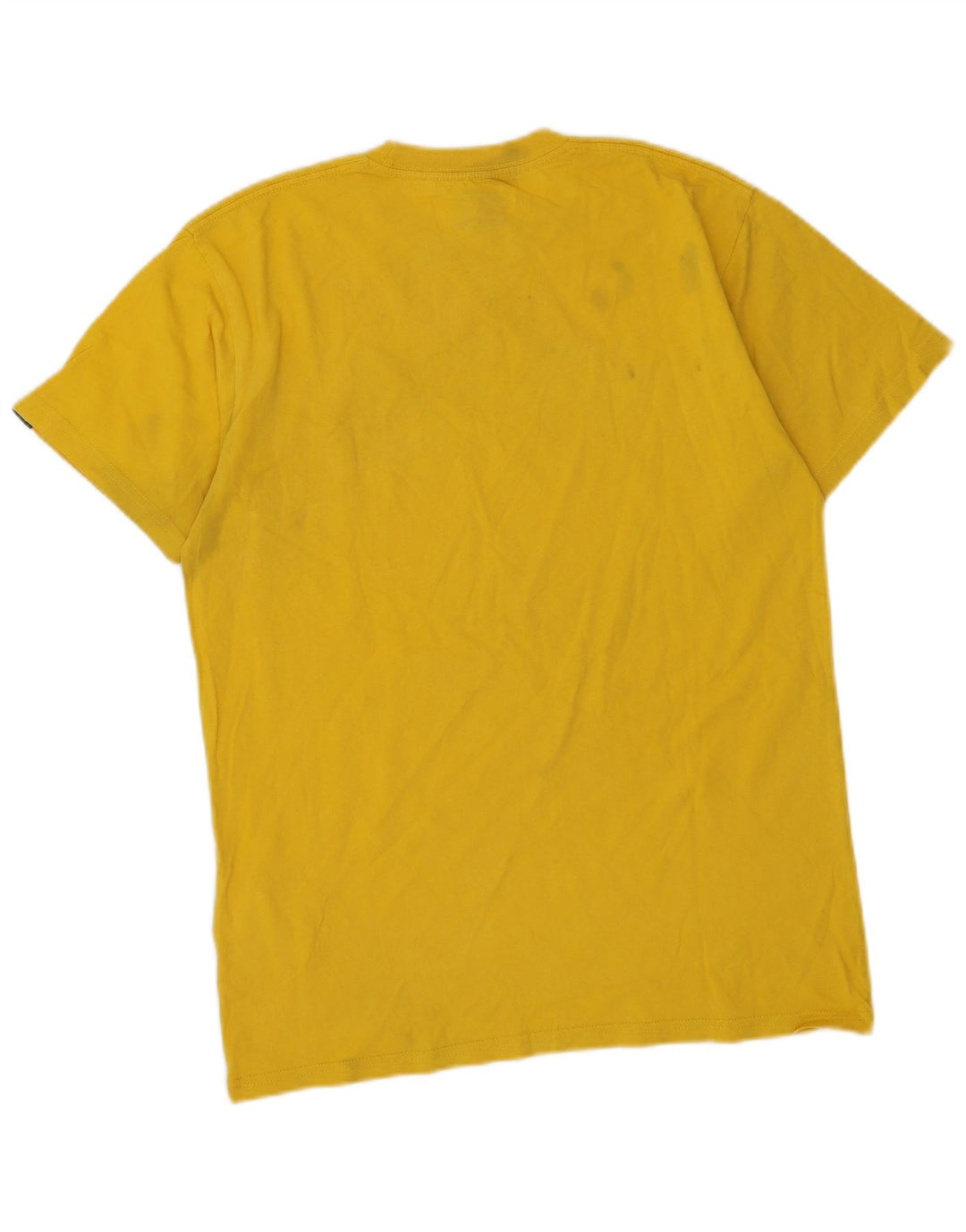 Męski T-shirt Vans o klasycznym kroju z grafiką, średni żółty, bawełniany