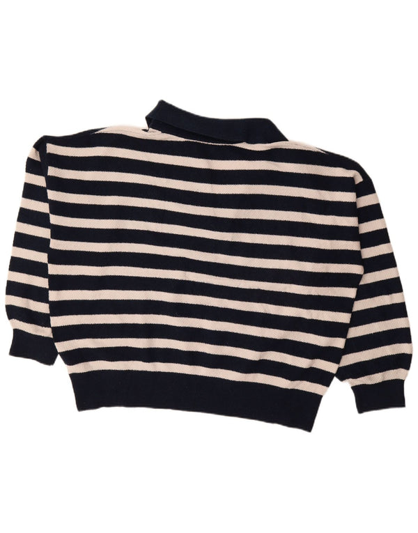Marks & Spencer Damski sweter polo UK 16, duży, granatowy