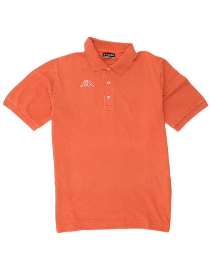 Męska koszulka polo Kappa, średnia, pomarańczowa, bawełniana