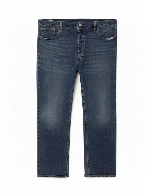 Levi's Mens 501 Straight Jeans W46 L29 Blue Cotton