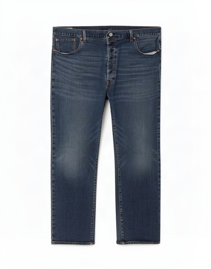 Męskie jeansy Levi's 501 Straight W46 L29 Niebieskie bawełniane