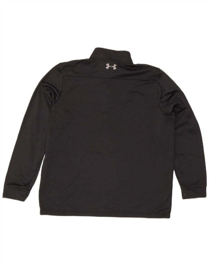 Męski dres Under Armour Cold Gear z zamkiem błyskawicznym na szyi, 2XL w kolorze czarnym